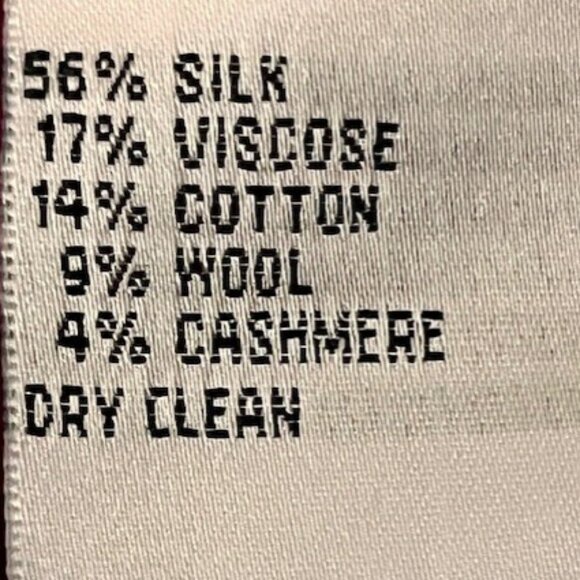 Talbots Silk Blend Notched Neckline Cardigan - Magenta - M - Picture 7 of 9